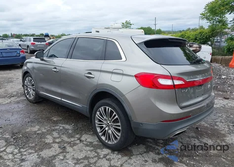 2017 Lincoln Mkx Reserve из США, поврежденный, VIN 2LMPJ8LR6HBL44057